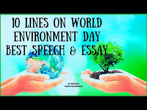 Happy World Environment Day 2022 | 10 lines on world environment day | Environment Day Essay| Speech