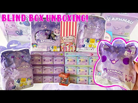 OPENING NEW tokidoki AND APHMAU MEEMEOWS BLIND BOXES! Frozen Treats Unicornos, MeeMeows Plushies