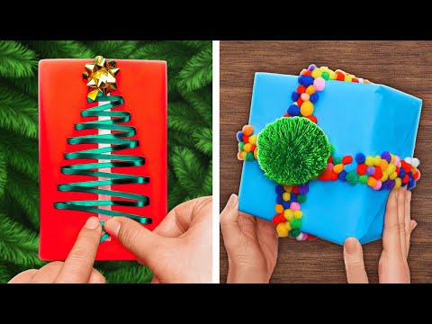 Creative and Useful Crafts: Festive gift wrapping ideas for Secret Santa 🎁