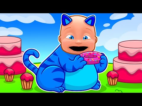 Becoming FAT CATS in Roblox!