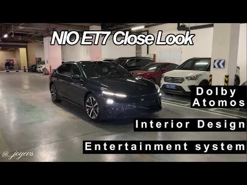 NIO ET7 Detailed Look At Interior Design & Entertainment System｜Dolby Immersive Atmos Sound System