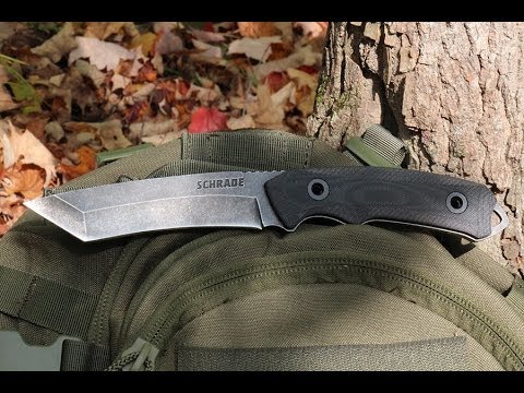 NEW! Schrade SCHF11 Fixed Blade Tanto Point Knife - Best Tactical/Survival Knife