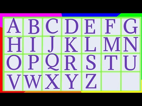 Learn english alphabet | letter names | phonics | writing | spelling | colors | preschool learning