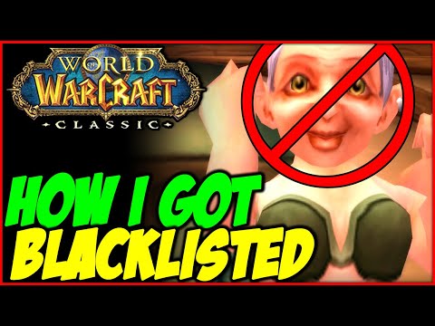 Classic WoW - How My First Character Got Blacklisted