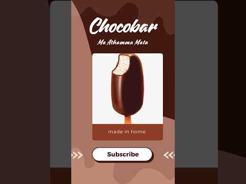 Homemade Chocobar ice cream🍨 #chocobar #summerspecialrecipe #viralshorts #subscribe #trending #like