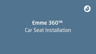 How to Install the Emme 360 Rotating All-in-One Car Seat | Maxi-Cosi