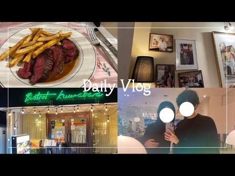 【Vlog】今ハマっているディナーが最強な件🍽／福岡／博多／グルメ／ディナー／ビストロ