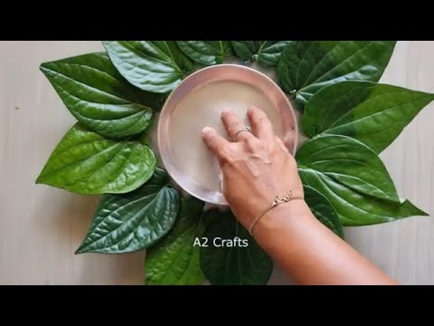 Betel leaves Decoration | Deepawali Decoration with Betel Leaves  🍃