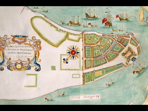 New Amsterdam (New York City) History and Cartography (1664)