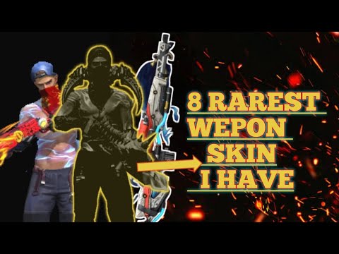 FREE FIRE TOP 8 MOST RARE AND UNIQUE GUN SKINS😱🔥| GW MANISH | GARENAFREEFIRE | YASHBOSS | PRONATION