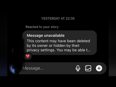 How To Fix Instagram Message Unavailable Problem || Instagram Message Unavailable