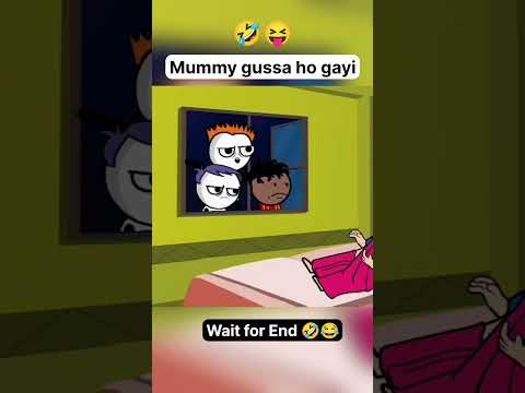 mummy gussa hogay#kidsvideo #kidsvideo #cartoon #ai #aishorts #kidsfun #cartooninhindi