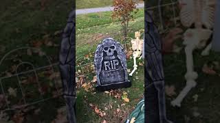 Halloween graveyard