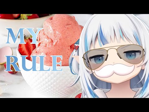 Gura teach how to eat proper Ice Cream [GawrGura/Hololive]