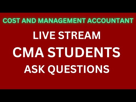 #cma #cmastudent Ask Your Q & Doubts Appearing in June 24 & Onward Attempt. #icmai #live #livestream