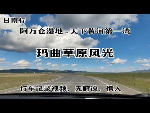 甘南行 玛曲草原风光 阿万仓湿地至天下黄河第一湾段2024.6.24