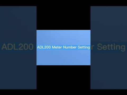 Acrel Electric | Number Setting of Single Phase Energy Meter ADL200