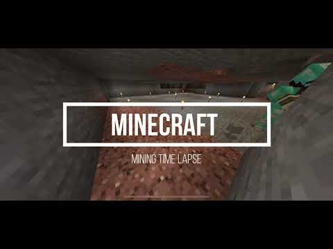 MINECRAFT MINING TIMELAPSE