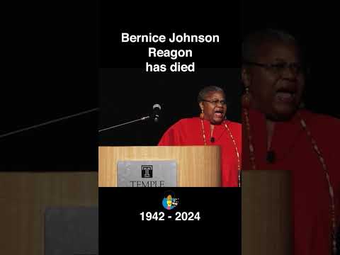 Bernice Johnson Reagon Has Died (7/16/2024) | Sweet Honey In The Rock