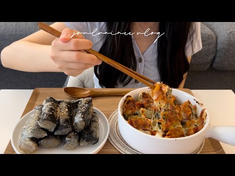 [Vlog] What I eat in a week || korean food, home cafe, healthy meals, cooking, self-made student