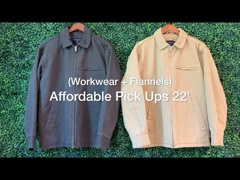 Spring Pick Ups 22' (Affordable Workwear Jackets, Flannels) PT.1