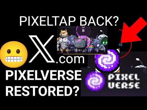 PixelTap Pixelverse Account restored on X? 🧐