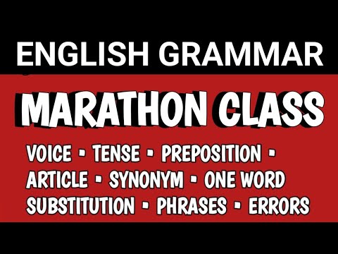 English grammar Marathon | IMP. english grammar questions @MANISH06