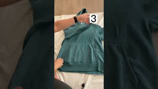 How to fold a hoodie || 3 ways || Hoodies