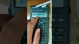 casio fx-100 ms calculator.How to convert radian mode.#shorts #calculator