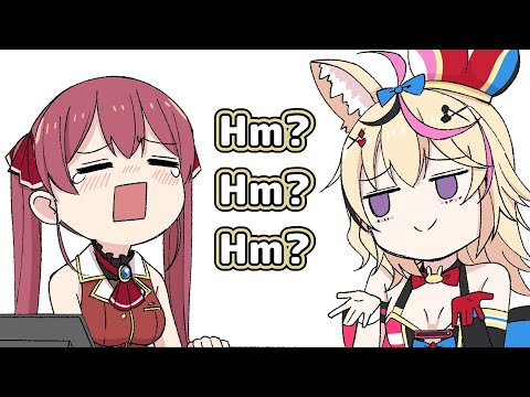 Polka winning EVERY argument with Marine【Animated Hololive/Eng sub】