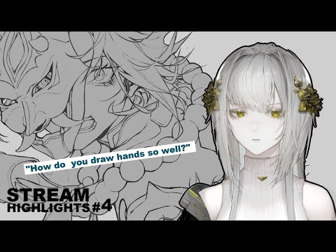 I draw Xiao and give some art advice. | theCecile Highlights #4