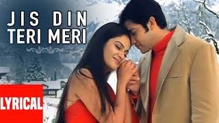 "Jis Din Teri Meri Baat Nahin Hoti" Lyrical Video | Udit Narayan |Anuradha Paudwal |Aaftab S,Gresi S