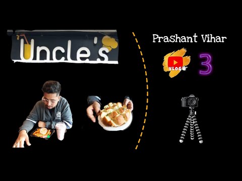 Delhi's best Pull Apart Garlic Bread | Prashant Vihar Vlog 3