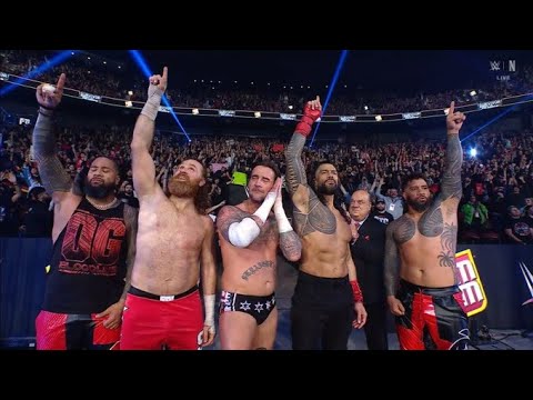 The Original Bloodline & CM Punk Wins WarGames WWE Survivor Series WarGames 2024