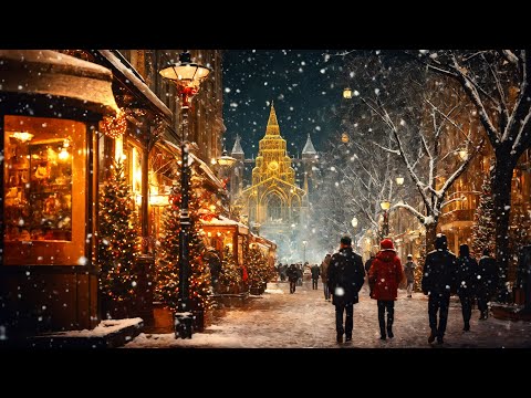 BEAUTIFUL "Snowy Christmas Night" 2024: Top Christmas Songs 2024 of All Time for Relaxation, Study