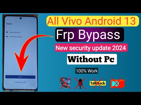 Vivo Y36 FRP Bypass without PC Android 13 | New security update2024 100% works|