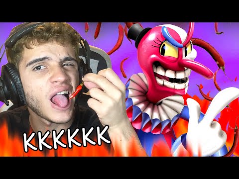 CUPHEAD, MAS 1 DANO = PIMENTA KKKKKKKKKKK