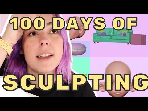 I SCULPTED SOMETHING EVERY DAY FOR 100 DAYS IN Nomad Sculpt