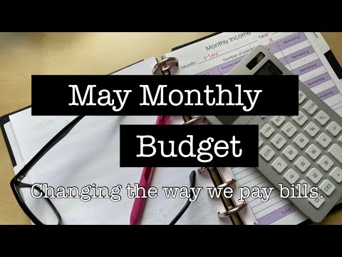 BUDGET WITH ME - MAY MONTHLY BUDGET SETUP | Stimulus Money & New Way of Paying Bills