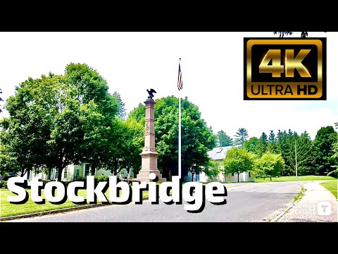 【4K】Stockbridge (Massachusetts) - Day Walk - July 2023