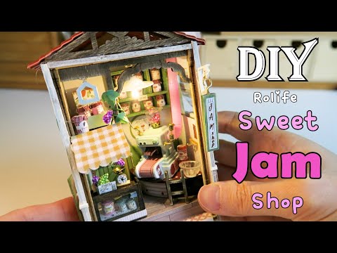 DIY Miniature Dollhouse Kit/Rolife Sweet Jam Shop/스윗 잼 샵/DS010/miniature minirose 미니어처 미니로즈