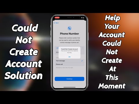 Apple ID Problem 2025 | Could Not Create Account Your account cannot be created at this time |