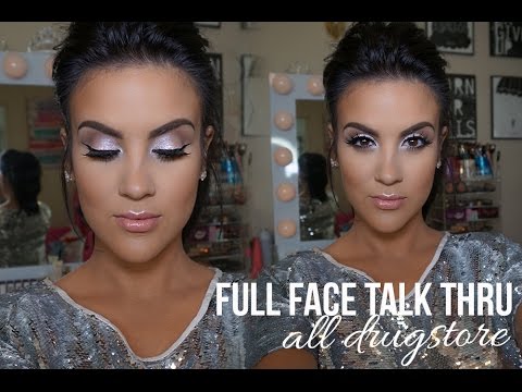 Full Face Talk Thru (Prom) Makeup Tutorial: ALL DRUGSTORE