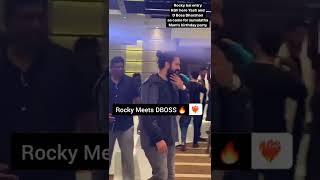 Kgf Yash Meets Dboss #dboss  #karnataka #yash  #bengaluru #siima #kannada #alluarjun #yashfans