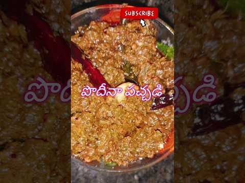 పుదీనా పప్చడి | Pudina chutney #subscribe #pudinachutneyrecipe #shortvideo #youtubeshorts #pudina