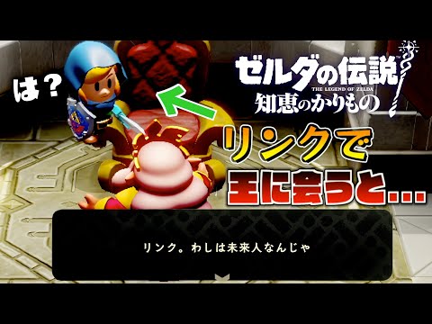 バグでリンクで無理やり王に会うと絶対に言わないセリフが出てきて鳥肌が立った...【ゼルダの伝説知恵のかりもの#】【知恵のかりもの】