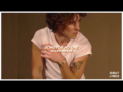 SHAWN MENDES – SONG FOR NO ONE  LYRICS