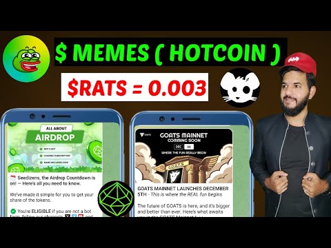 Memeland $MEMES Airdrop | Rats kingdom value | Seed Airdrop Criteria| Goats Pending bitget withdraw