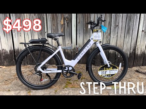 $498 Concord Commutr STEP-THRU eBike from Walmart - The Best eBike of 2024 just got BETTER!