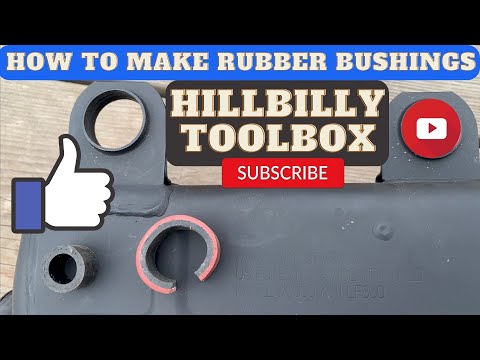 How to make rubber bushings - the HillBilly ToolBox Way